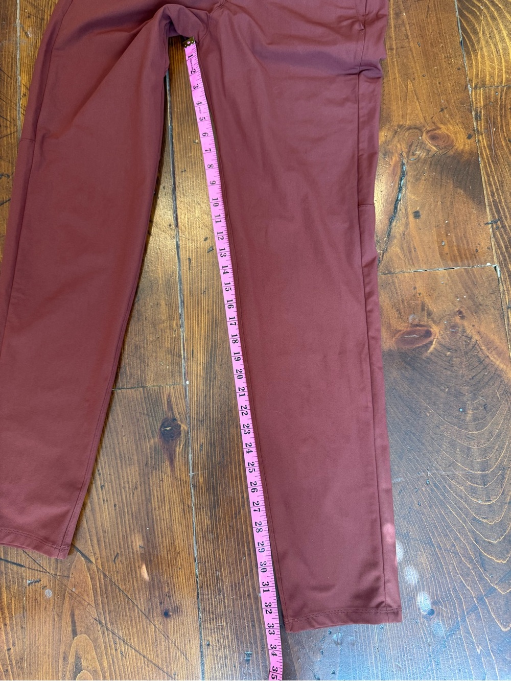 Lululemon Men's Commission Pant Classic -Dark Terra Cotta/Rust. Size 32 - Picture 11 of 14